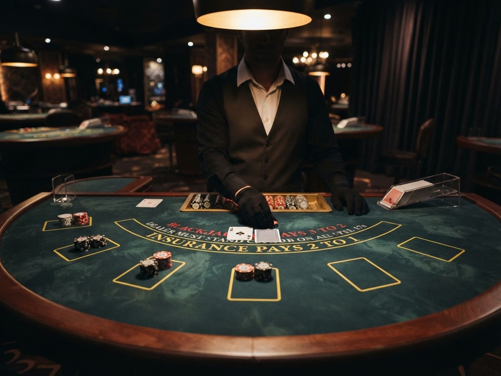 Table de blackjack en direct NV Casino