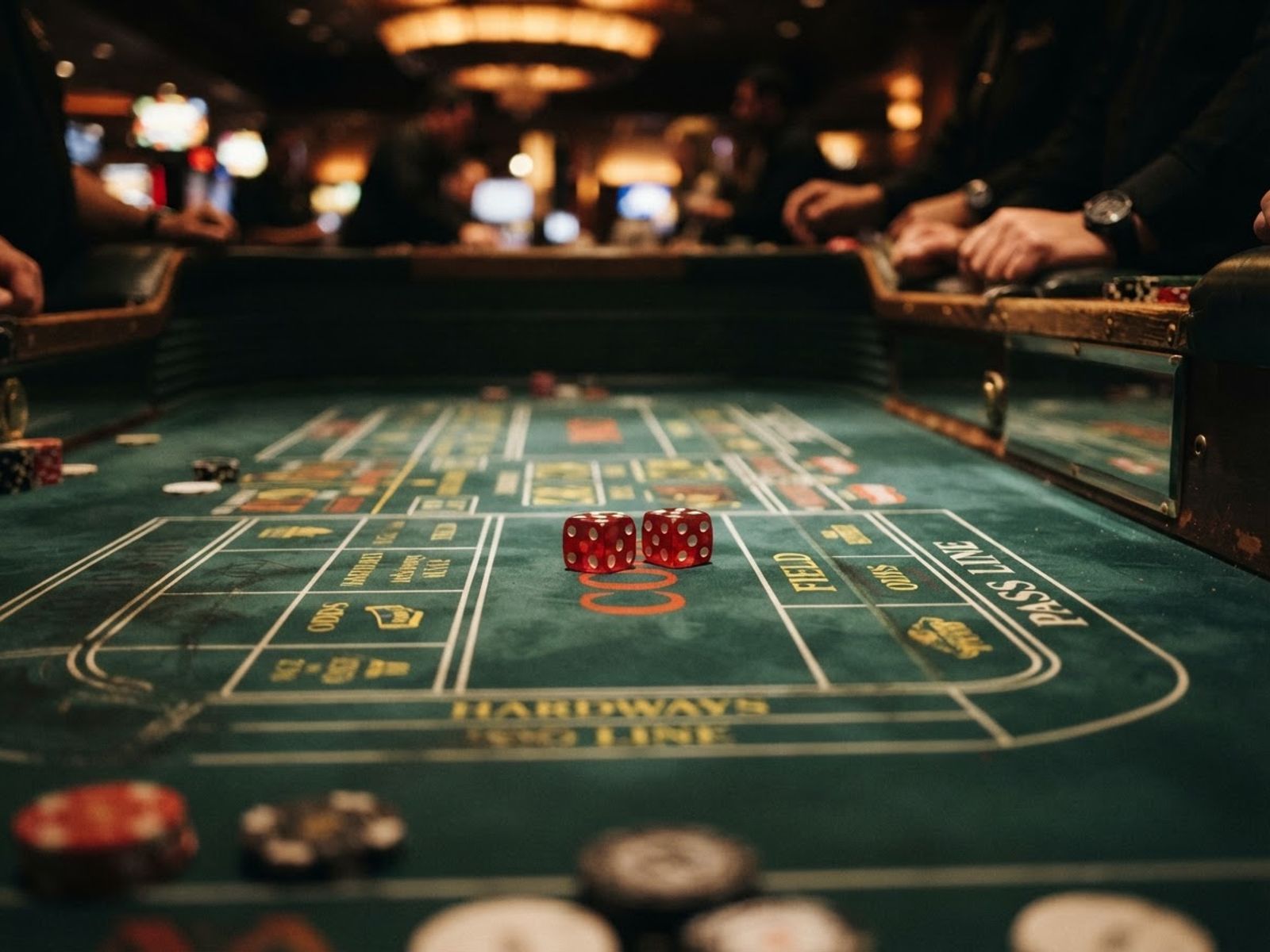 Table de craps en direct NV Casino